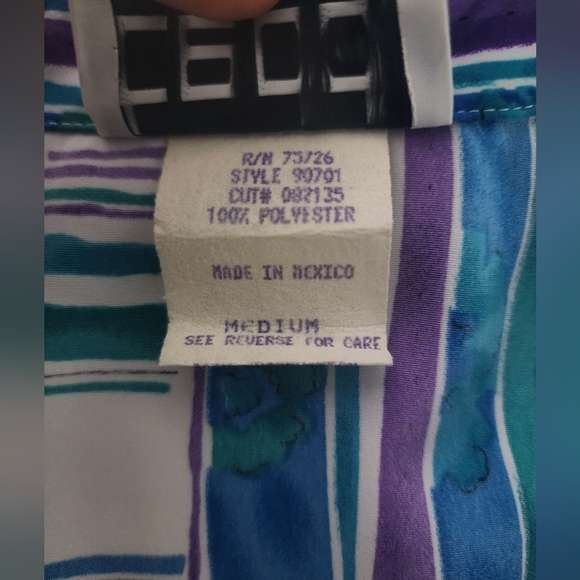 Vtg unisex colorblocking teddi windbreaker - Picture 7 of 8